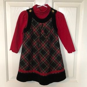 3-piece Children’s Place Christmas Dress 24M